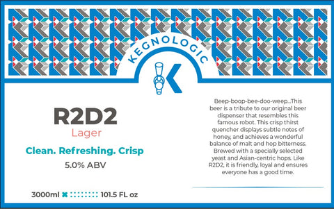 R2D2 - Lager 5.0% ABV